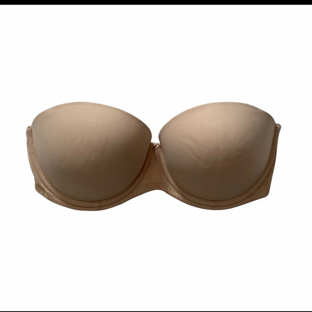 Victoria's Secret PINK VS Nude Wear Everywhere Multiway Push Up Bra 32D NO STRAP